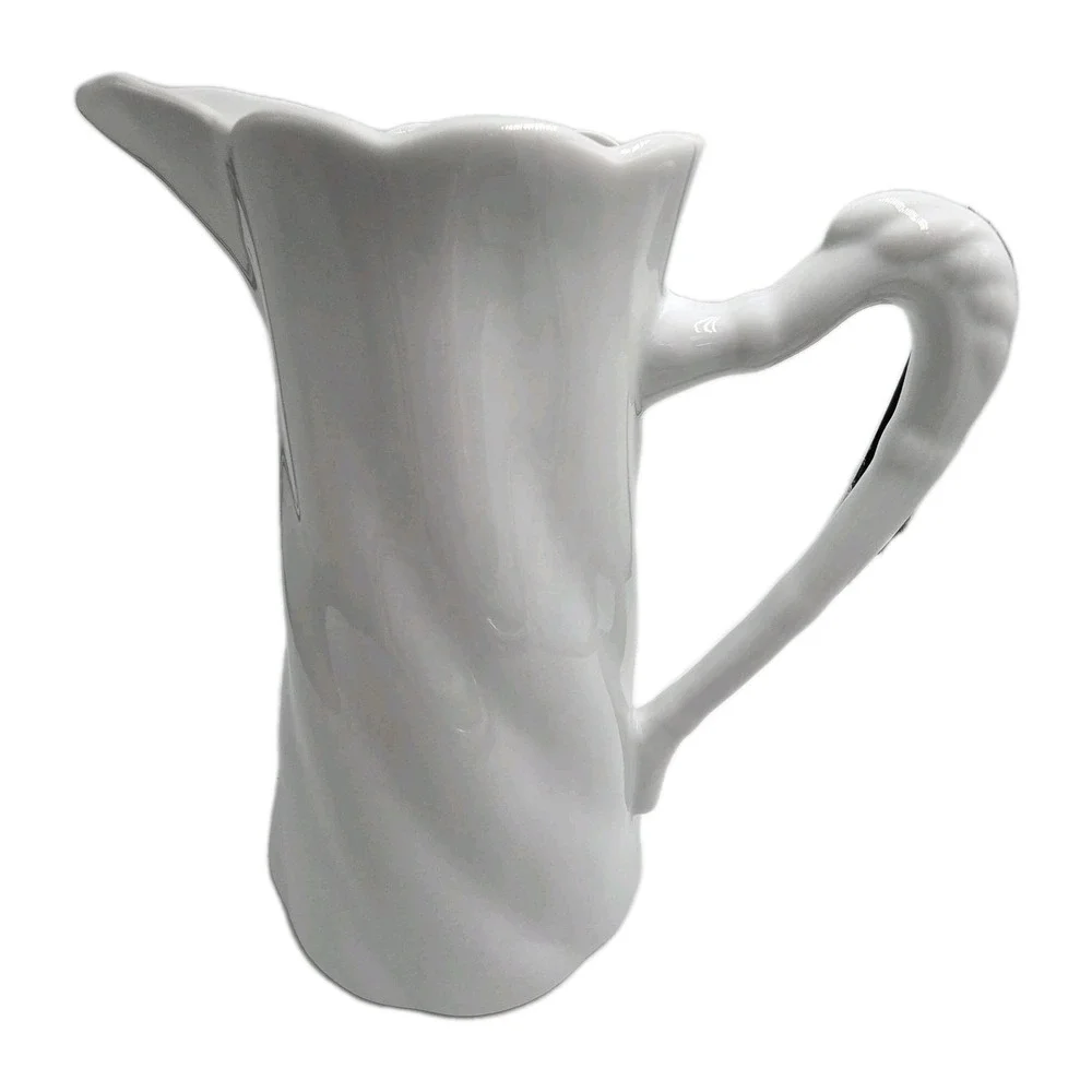 Porcellana De Paris White Pitcher 8
